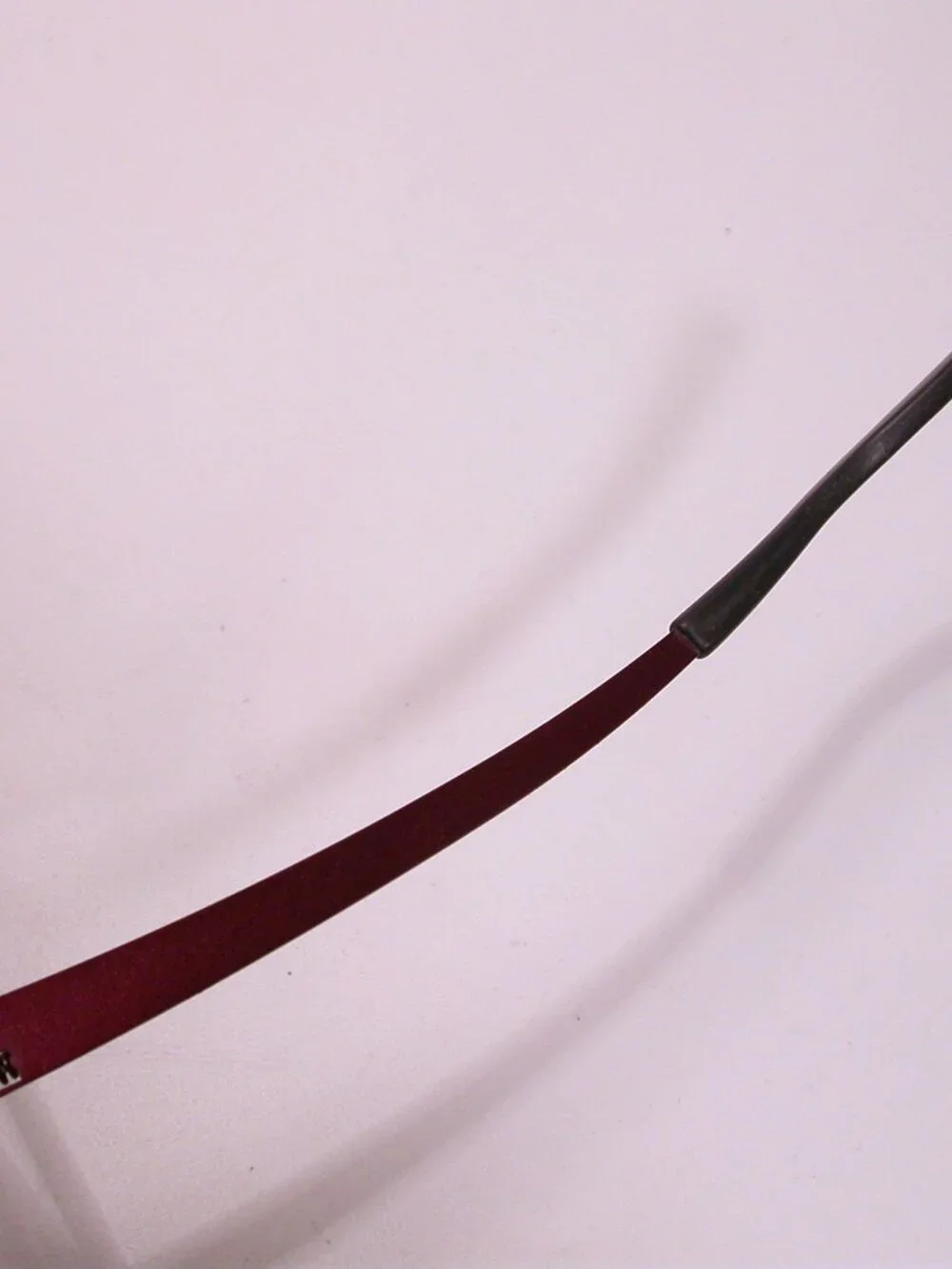 Authentic Theo Diseree Red Black Spring Modern Frames Eyeglasses Made in Belgium